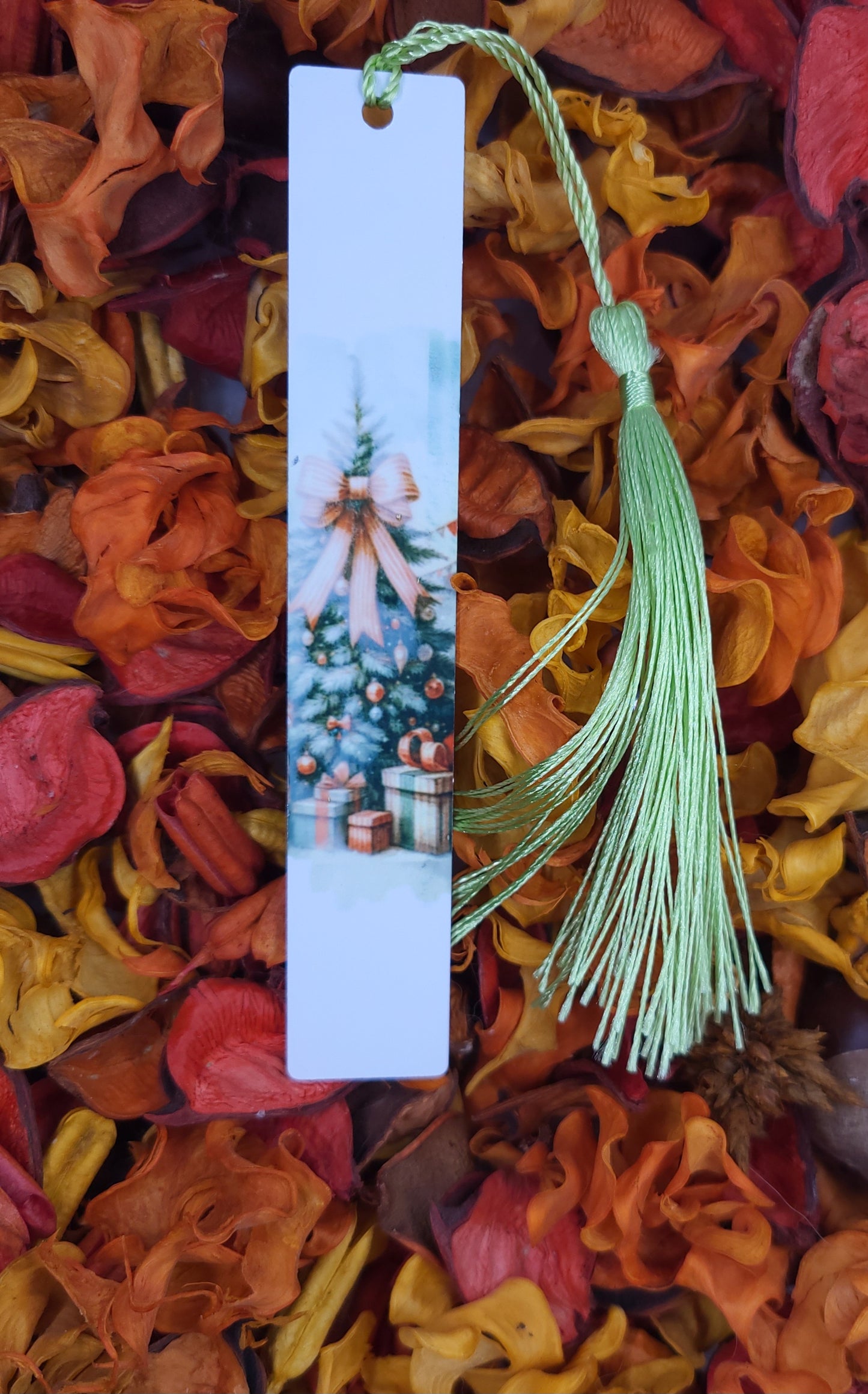 Marque page de Noël: Sapin