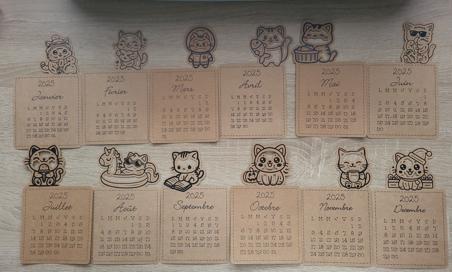 Calendrier 2025